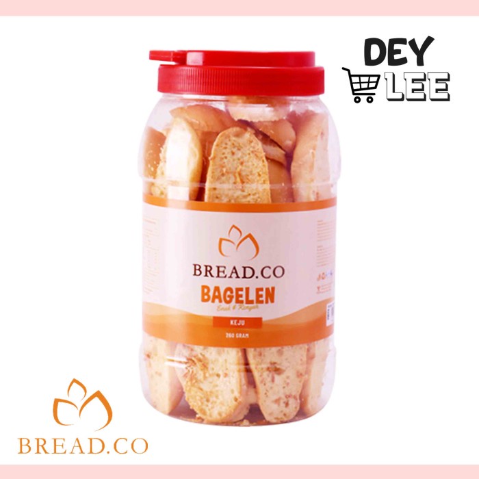Breadco Bagelen Kering Jumbo /Keju Bread Co Oleh-Oleh Bandung