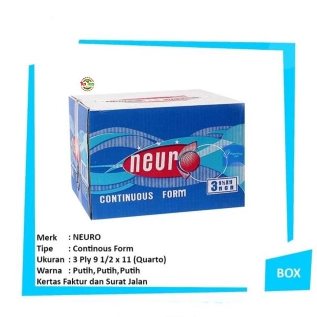 

NEURO Continous Form 3 PLY / 3 Rangkap ( 9 1/2 x 11" ) |Top|Best