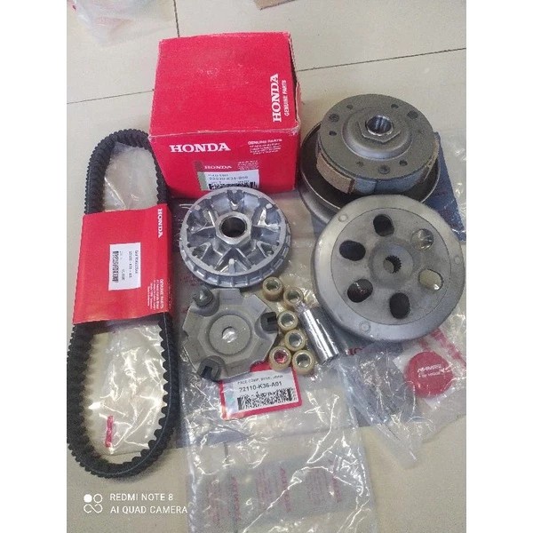 ✨Original Paket Cvt Komplit Tinggal Pasang Honda Vario 125 Fi Vario 125 Old Lama Berkualitas