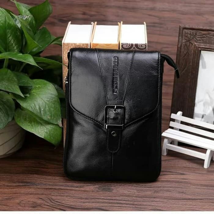 ✨Ready Tas Selempang Tas Kulit Asli Tas Dada Tas Hp Slingbag Tas Pria 3100 Bisa Gojek