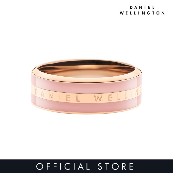 ✨Termurah Daniel Wellington Emalie Ring Dusty Rose Rg 48 - Dw00400060 Limited