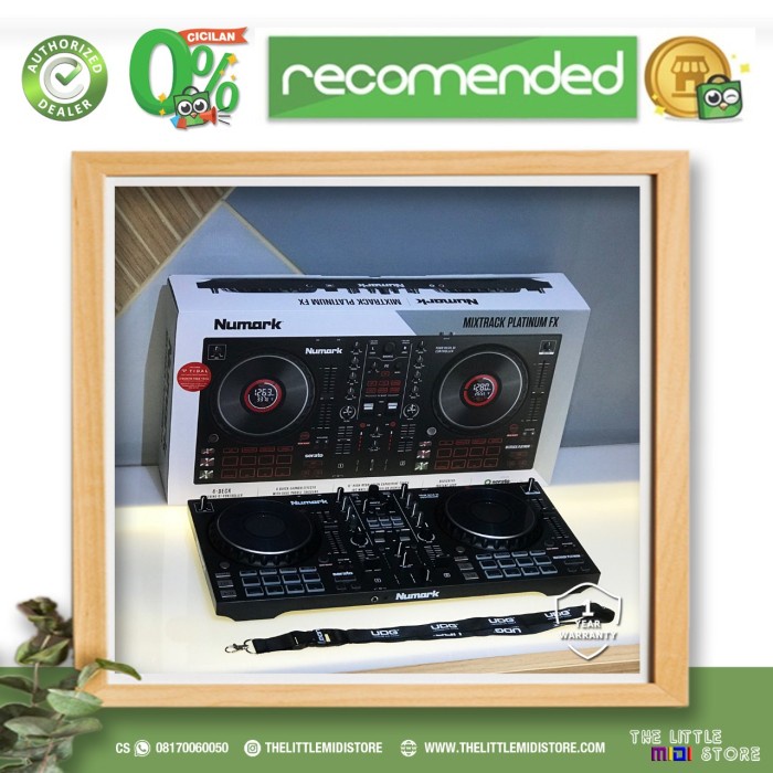 ✨Sale Numark Mixtrack Platinum Fx Bonus: Udg Lanyard Kabel Rca  Dj Murah Limited