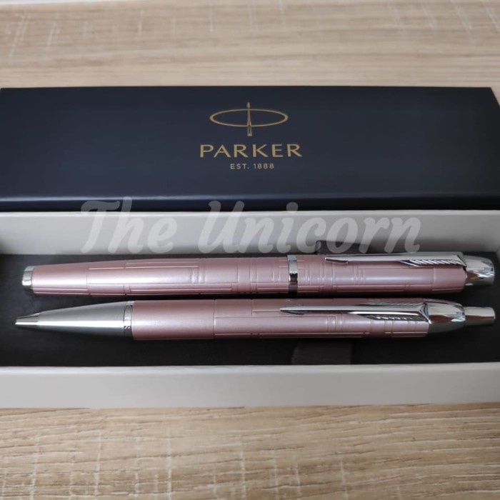 

✨Sale Paket Parker Im Premium Metallic Pink Ct: Ballpoint Rollerball Diskon
