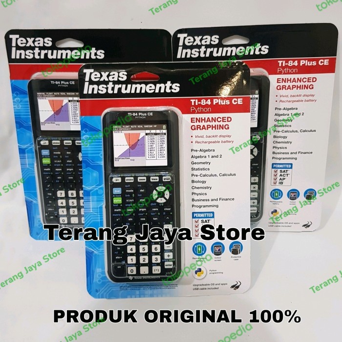 

✨Sale Texas Instruments Ti-84 Plus Ce Graphing Calculator Programming Texas Bisa Gojek