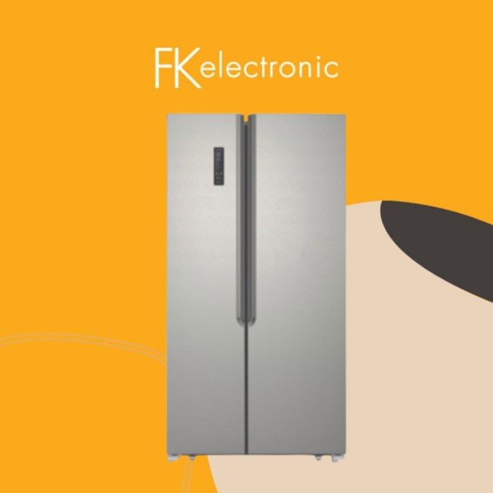 ✨Ready Kulkas Gea G2D 472 Inox Silver/ Kulkas Gea 472 Inox Berkualitas
