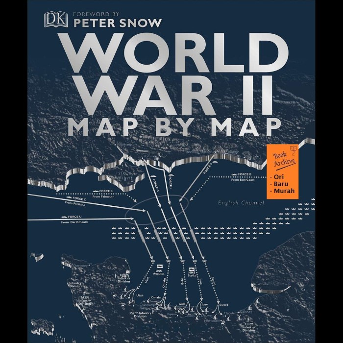 

✨Sale Ready Stock World War Ii Map By Map Dk Hardcover Limited