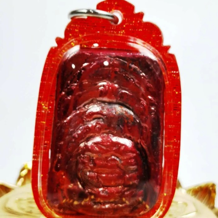 ✨Sale Phra Somdej Leklai Suriyan Racha Red Natural Lp Somporn Thai Bisa Sameday