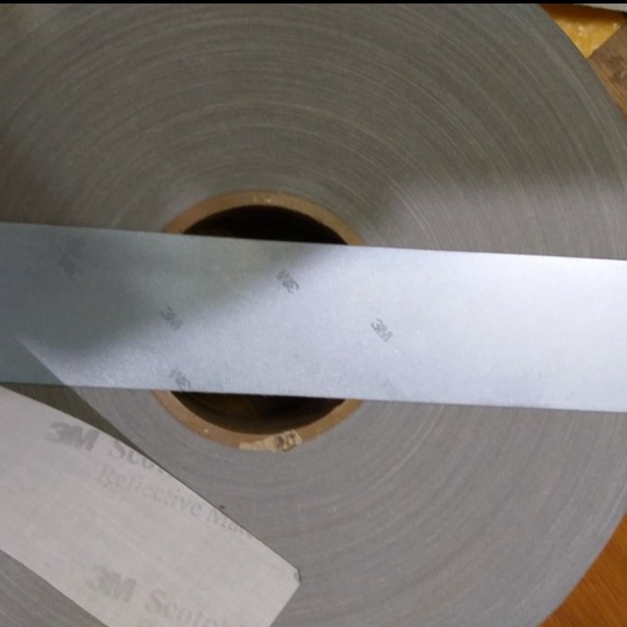 [New Ori] 3M 8912 Silver 2Inch X 100Mtr Ori - Scotchlight Kain 3M 8912 Silver Bisa Sameday