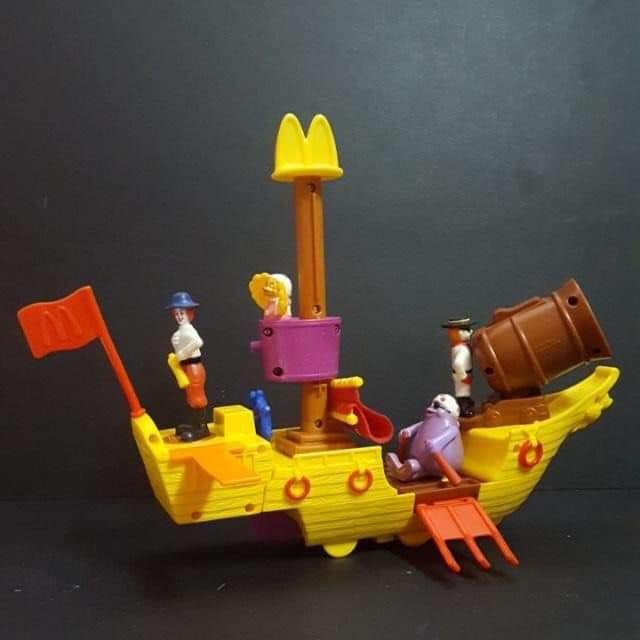 mcboat maskot happy meal mc donalds 2002 vintage rare set 4 segel rerekeke85