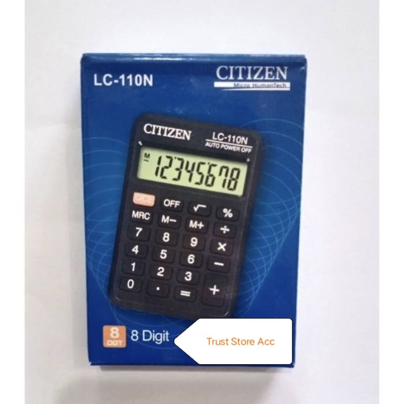 

Kalkulator 8 Digit Citizen LC 110 N
