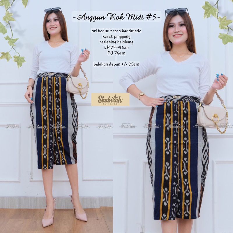 [NEW COLLECTIONS] BEST SELLER ROK SPAN, ROK KEBAYA TENUN BELAHAN DEPAN