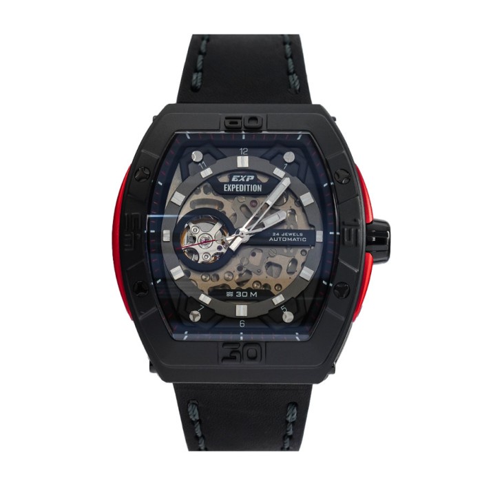 ✅Sale Expedition Exp 6800 Automatic Black Jam Tangan Pria Original Diskon