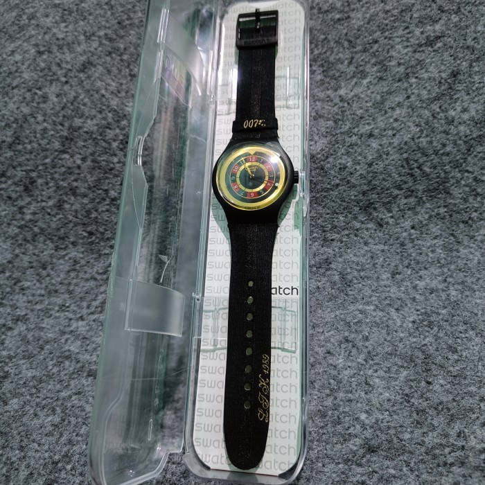 ✅Original Swatch Licence To Kill James Bond 007 Nos Terbatas