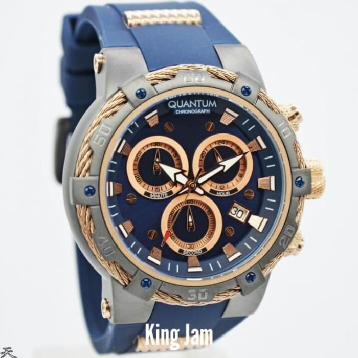 ✅Original Jam Tangan Pria Quantum Hng688.090 Original Blue Terbaru