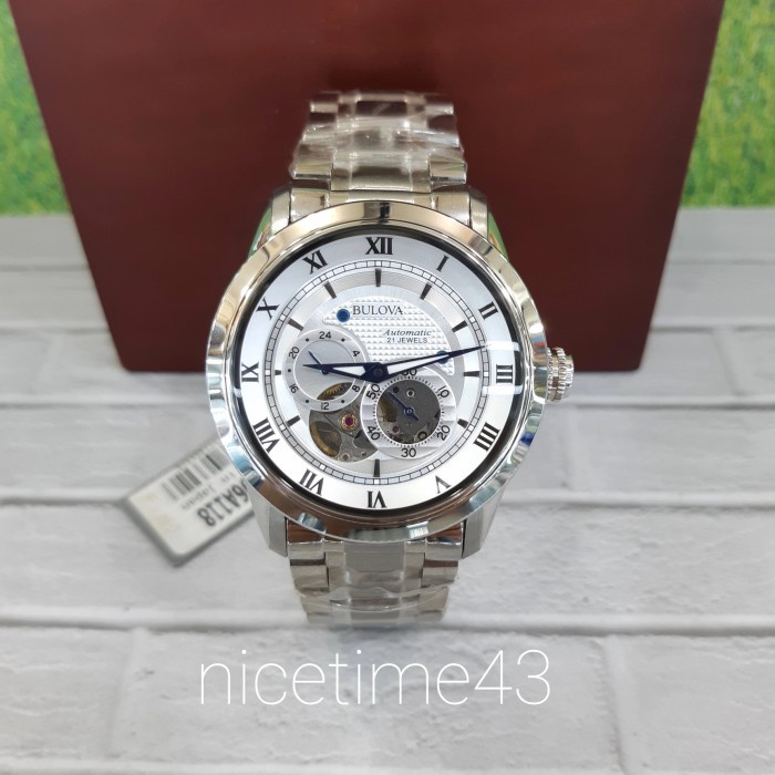 ✅Ori Jam Tangan Pria Bulova 96A118 Automatic Original Terbatas