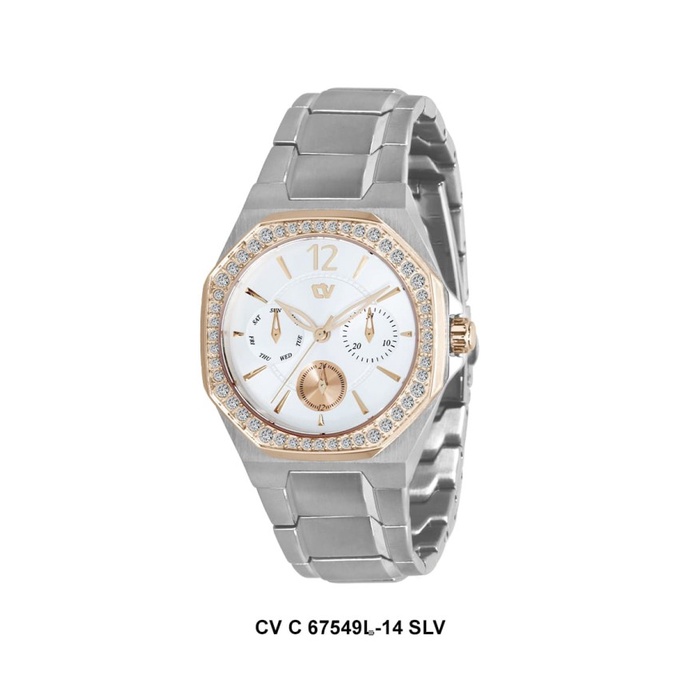 ✅New Ori Jam Tangan Wanita Christ Verra 67549 L Original Silver Rosegold Bisa Sameday