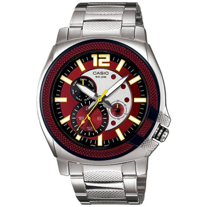 ✅Ori Casio Mtp-1316D-4Avdf Jam Tangan Stainless Steel Pria Original Terbatas