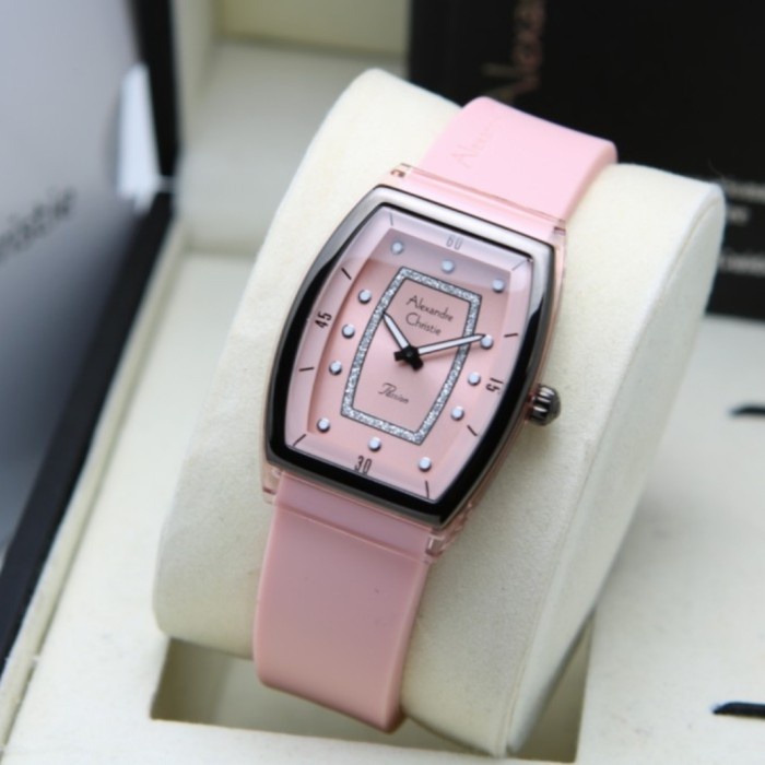 ✅New Alexandre Christie Ac 2847 Black Soft Purple Ac2847 Wanita Original Diskon