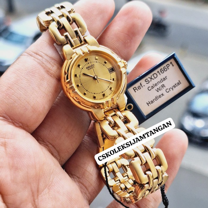 ✅Baru Jam Tangan Wanita Seiko Sxd166P1 Sxd166P Gold Original Garansi Resmi Bisa Sameday