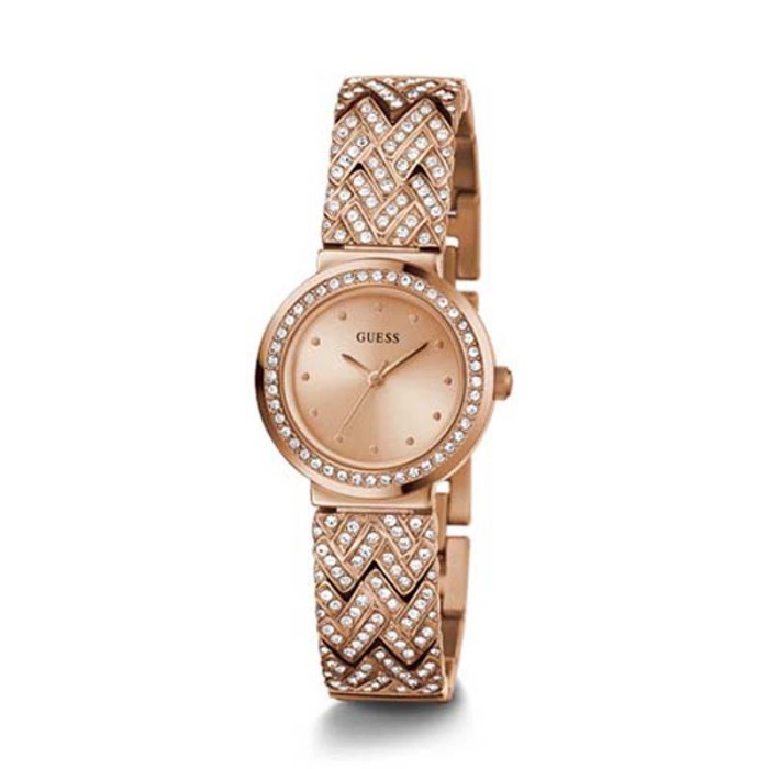 ✅Baru Jam Tangan Guess - Guess Ladies Watch Rose Gold Treasure - Gw0476L3 Terbaru
