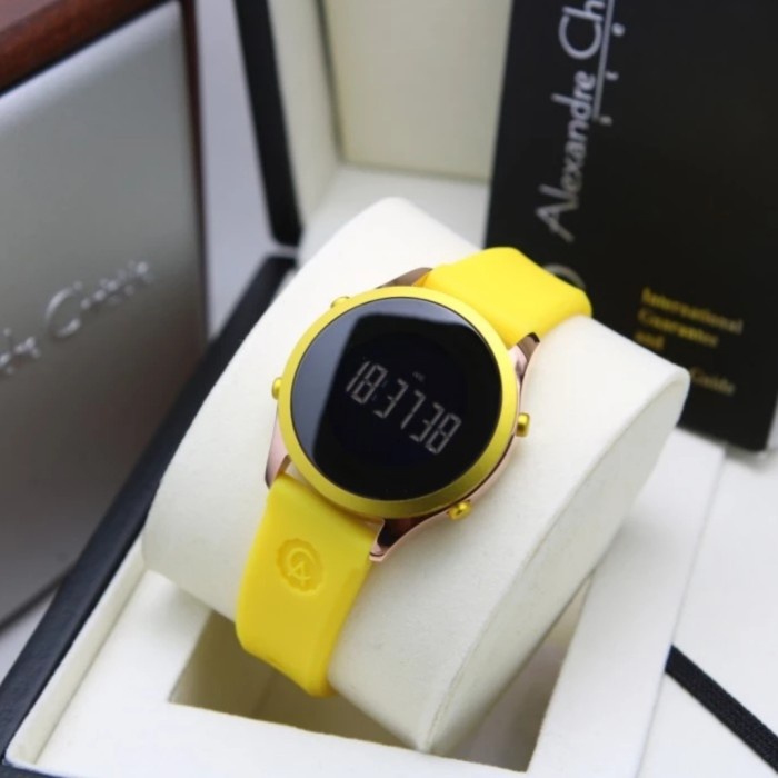 ✅Baru Alexandre Christie Ac 9363 Rosegold Yellow Ac9363 Wanita OriRubber Bisa Gojek