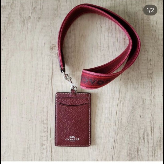 

Promo Lanyard Id Car Origonal Pebble Leather Wn Multy