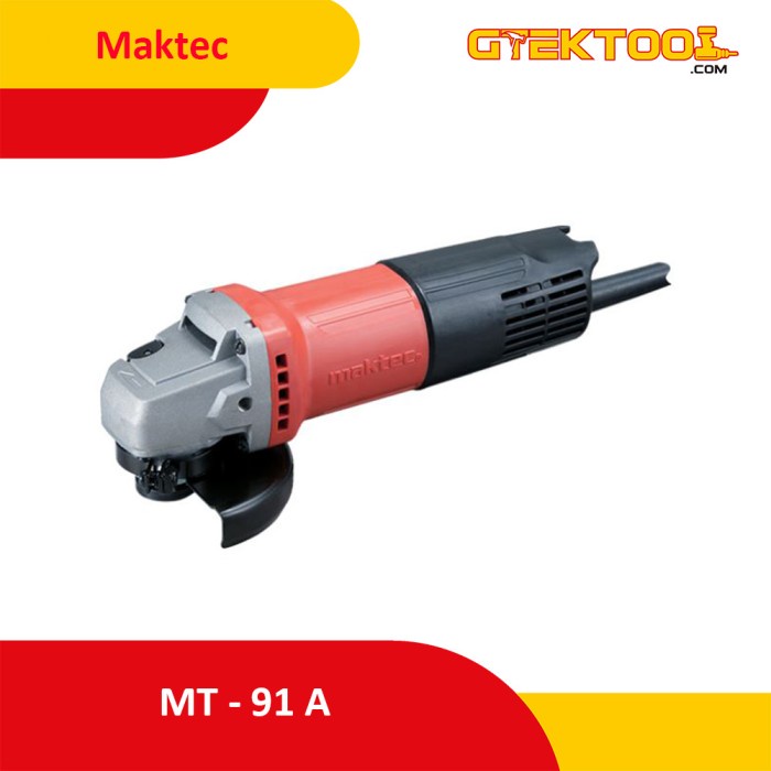 Promo Maktec Mt91A / Mt 91 A Mesin Gerinda Tangan 4" Terbaru