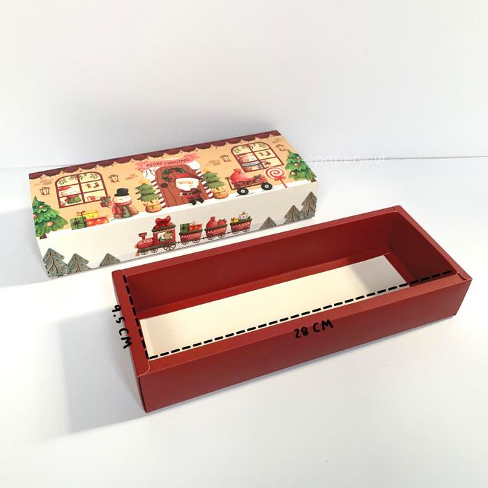 

Box Slide Kotak Packaging Kue Cookies Hampers Christmas Natal 085