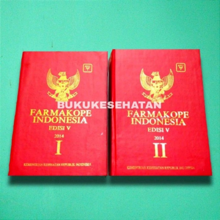 Promo Buku Farmakope Indonesia ( Fi 5 ) Edisi V , Jilid 1 & 2 , 2014 Terbaru