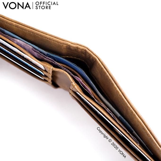 VONA TANK - Dompet Kartu Asli Pria Kulit PU