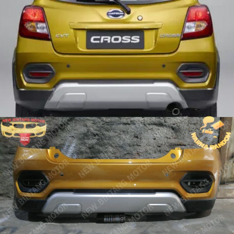 Bumper belakang datsun cross 2018 2020 original
