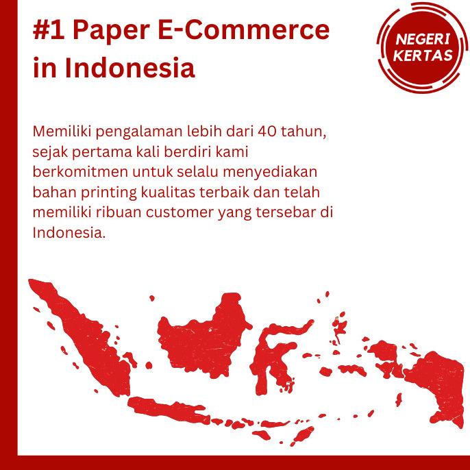 

Kekinian - HVS A4 Paperlite 75 gram ,,