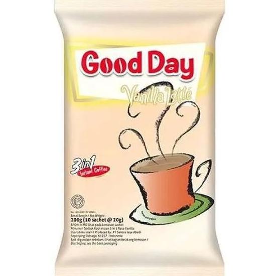 

Good Day Vanilla Latte Isi 10 Sachet