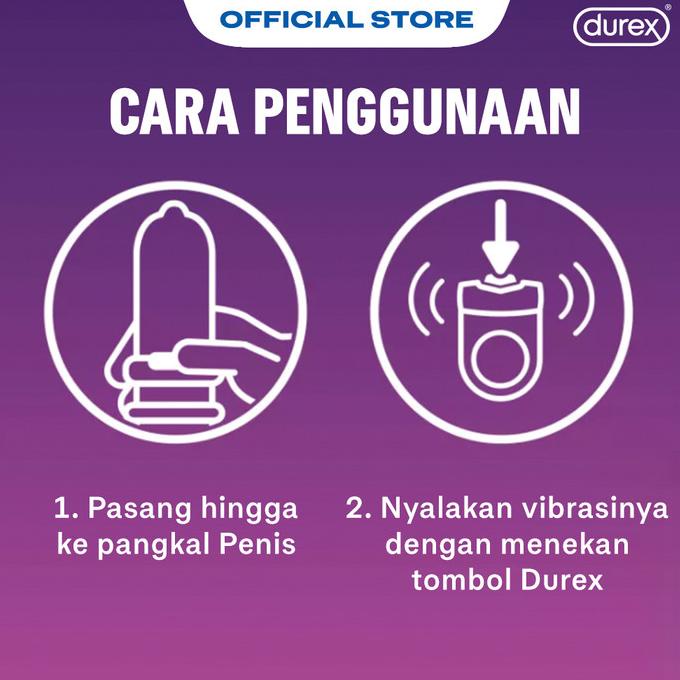 PENGIRIMAN TERJAMIN DUREX INTENSE VIBRATION RING - CINCIN GETAR ALAT BANTU PRIA & WANITA