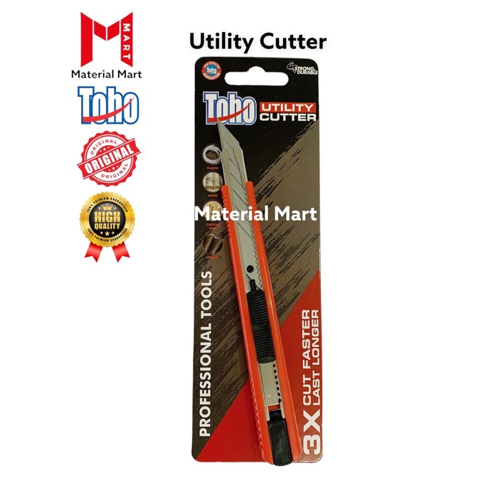 

Cutter Toho 9mm Utility Knife Toho 9 mm Pisau Potong Kertas Kecil