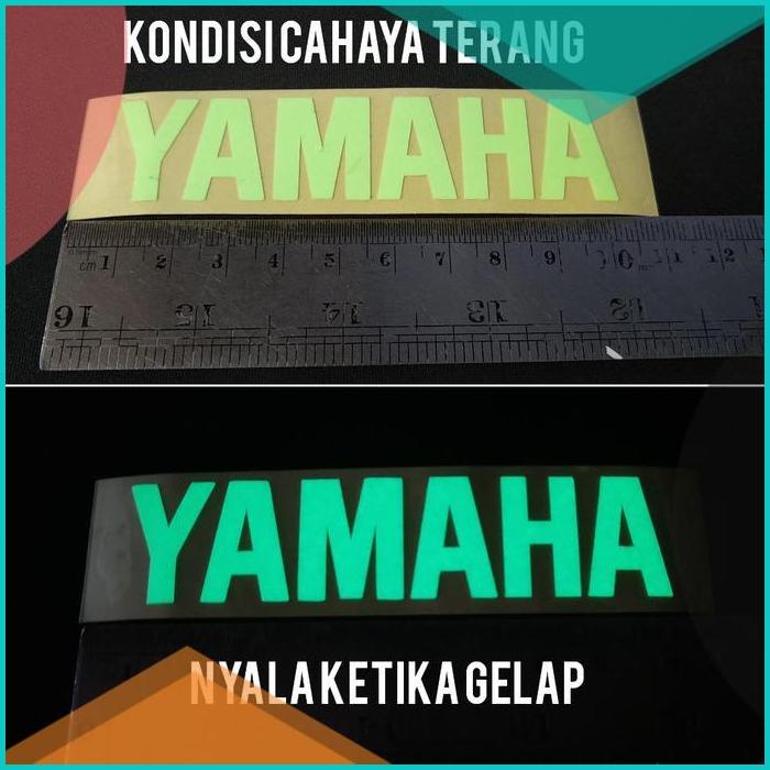 

Cutting Sticker Glow In The Dark YAMAHA 9,5cm sticker fosfor 20JVLZ3