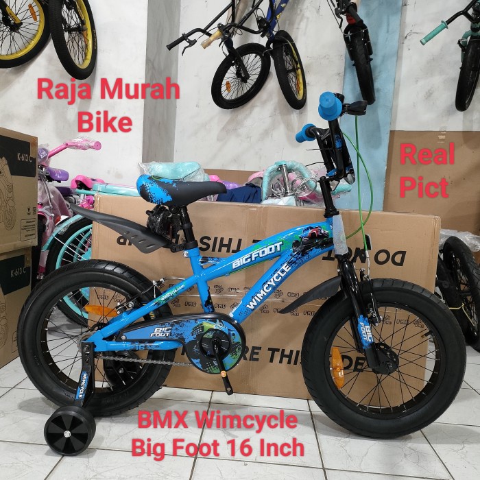 Promo Sepeda Anak Bmx Wimcycle Big Foot 16 Inch Bmx 16 Wimcycle Bigfoot