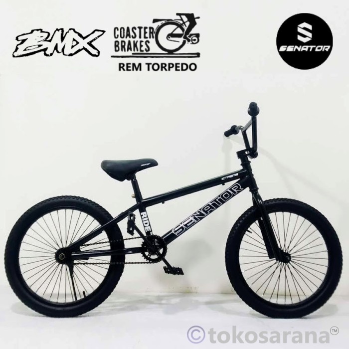 Promo Sepeda Bmx Senator Xtreme 8 Tahun-Dewasa 20 Inci Rem Torpedo Bmx Bike