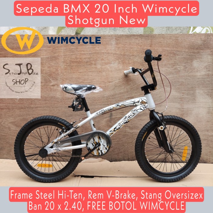 Promo [Khusus Gojek/Grab] Sepeda Bmx 20 Inch Wimcycle Shotgun New
