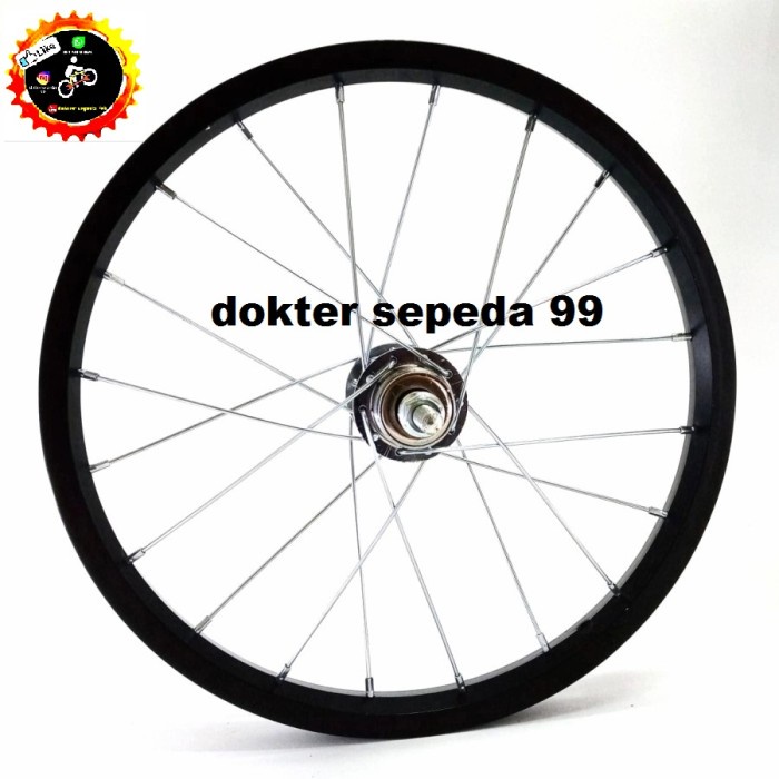 Promo Wheelset Bmx 20 Inch 12T Bmx Cross