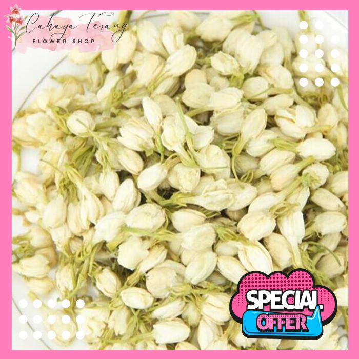 

PALING MURAH TEH KUNCUP BUNGA MELATI JASMINE / DRIED JASMINE BUDS FLOWER TEA 50G !