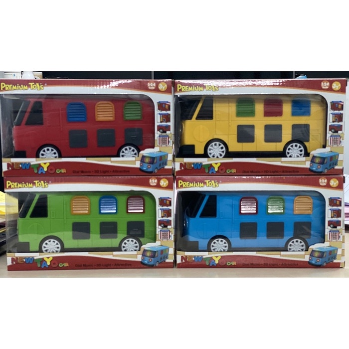 PROMO MAINAN BUS TAYO EDUKASI BERNYAYI BUS TAYO LAMPU MUSIK - MOBIL BUS TAYO TERBARU