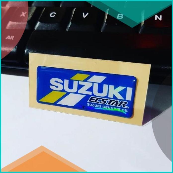 

Sticker Timbul Resin SUZUKI ECSTAR Stiker Logo Lycal 3D Kecil Satuan