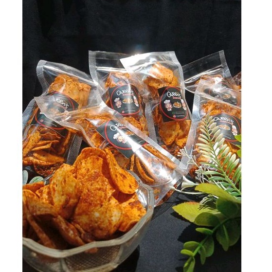 

Basreng pedas Daun Jeruk 50 gram- cocok untuk Lauk makan dan cemilan