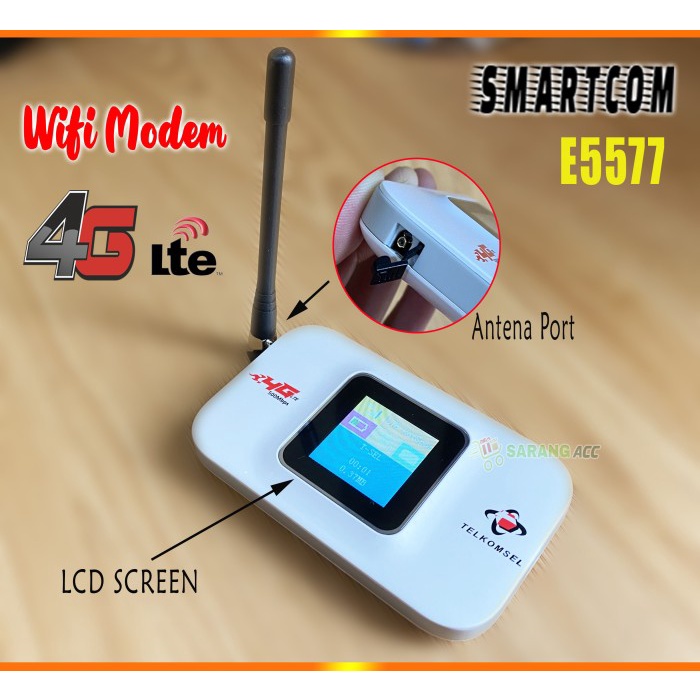 MIFI MODEM WIFI 4G LTE POCKET ROUTER SMARTCOM E5577