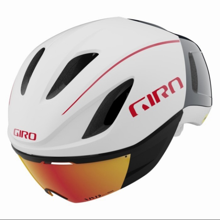 ✨Ori Giro Helmet Vanquish Mips - Matt White Port Grey Berkualitas
