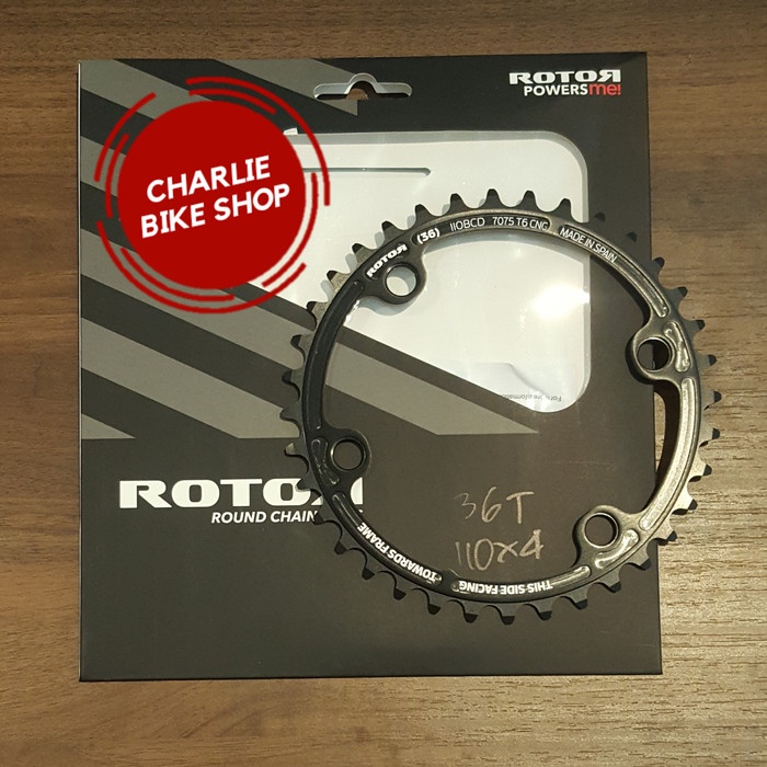 ✨Ori Chainring Rotor Round Ring 36T Bcd110X4 - Rotor Aldhu - Shimano Diskon