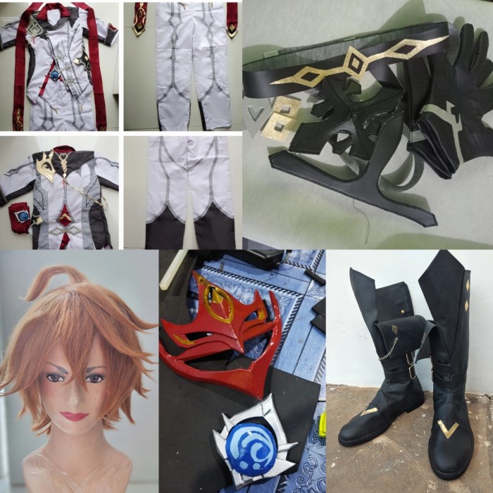 ✨New Childe Wig Costume Shoes Cosplay Genshin Impact Bisa Sameday