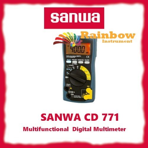 ✅Sale Avometer Cd771 / Multimeter Digital Sanwa Cd771 / Cd-771 / Cd 771 Diskon