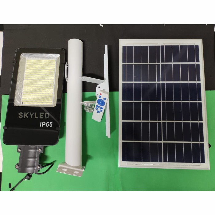 ✅Ready Pju Lampu Jalan Solar 400W 400 Watt Paket 2 In 1 Tenaga Surya Terbatas